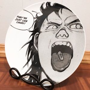 Supreme AKIRA Pill Ceramic Plate + 2 AKIRA Stickers